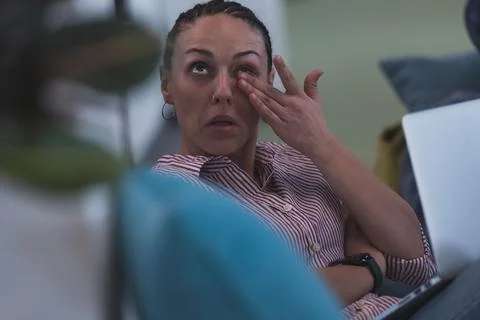 Programming. Man Working On Computer In IT Office, Sitting At Desk Writing Codes 스톡 사진