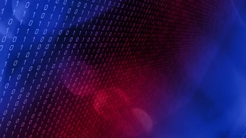 Programming in motion abstract binary code animation for computer science. Stock Footage 246128915