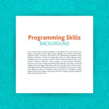 Programming Paper Template 库存插图