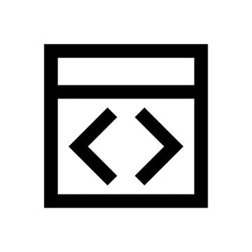 Programming pixel perfect icon Stock Illustration