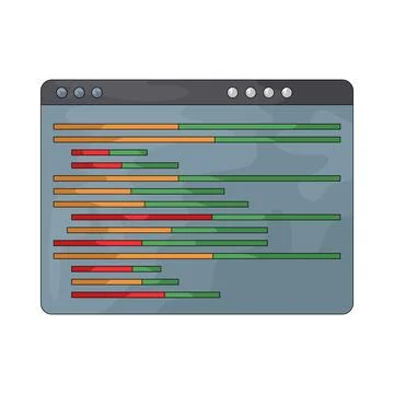 Programming script illustration Stock-Illustration