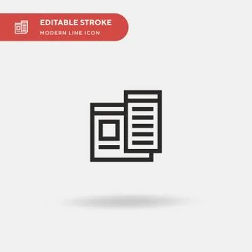 Programming Simple vector icon. Illustration symbol design template for web m Stock Illustration