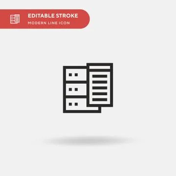 Programming Simple vector icon. Illustration symbol design template for web m Stock Illustration