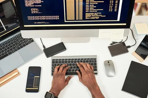 Programming Software developer 写真素材