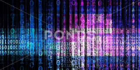 Programming Software Development Code Binary Algorithm Process Illustration