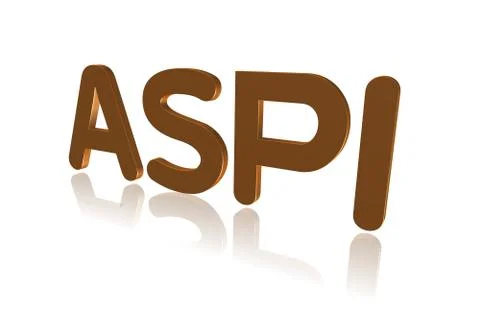 Programming Term - ASPI - Advanced SCSI Programming Interface - 3D image 스톡 일러스트