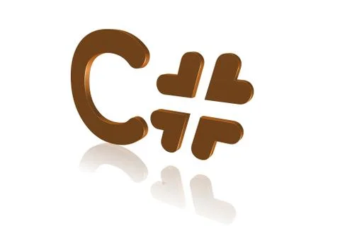 Programming Term - C# - C sharp- High-Level Programming Language - 3D image Stock Illustration