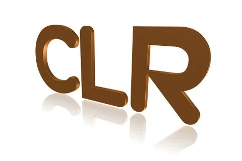 Programming Term - CLR - Common Language Runtime - 3D image Stock Illustration