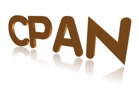 Programming Term - CPAN -  Comprehensive Perl Archive Network - 3D image Stock Illustration