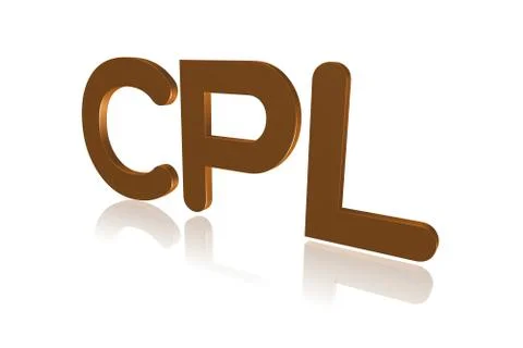 Programming Term - CPL -  Combined Programming Language - 3D image Stock Illustration