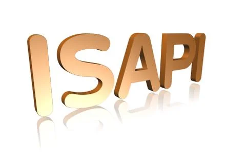 Programming Term - ISAPI  - Internet Server Application Program Interface Stock-Illustration