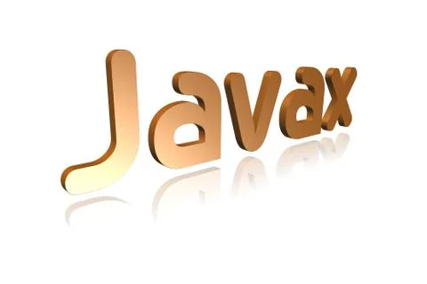Programming Term - Javax  -  3D image Illustration