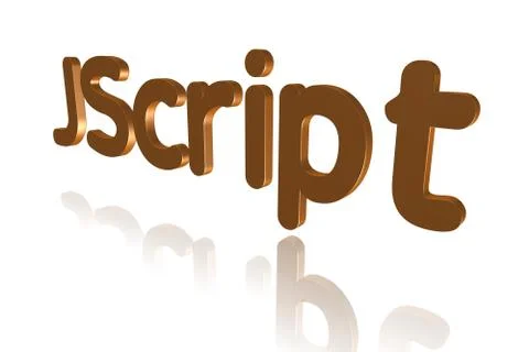 Programming Term - JScript   -  3D image Stockillustratie
