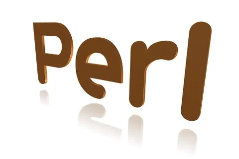 Programming Term - Perl - Practical Extraction and Reporting Language Stock Illustration