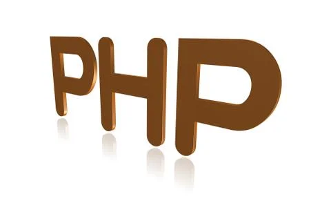 Programming Term - PHP - Hypertext Preprocessor -  3D image イラスト素材