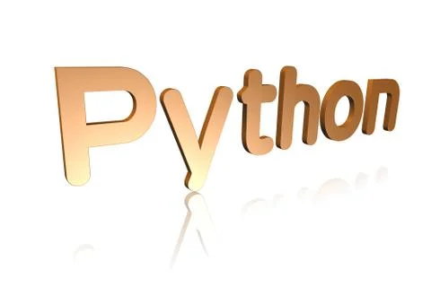Programming Term - Python - Object-Oriented Programming Language -  3D image Illustration