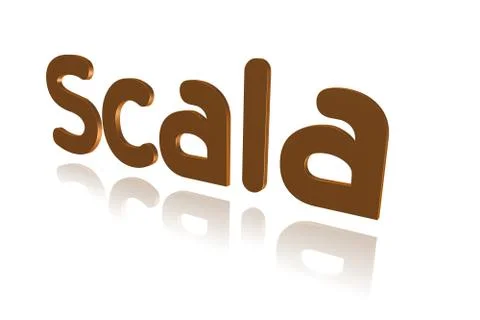 Programming Term - Scala - Object-Oriented Programming Language -  3D image Stock Illustration