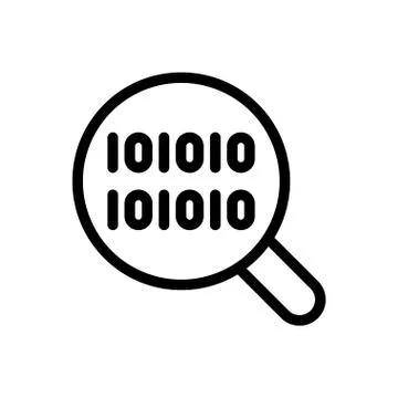 Programming thin line icon Stockillustratie