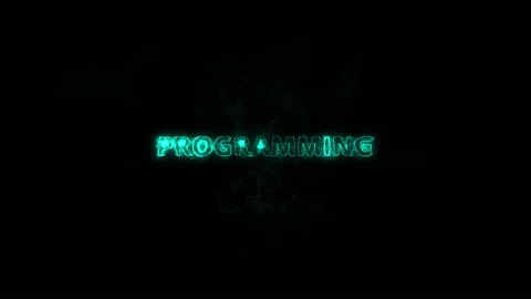 Programming title with plexus effect. Connected lines with dots. Lines title Stock Footage 170520104