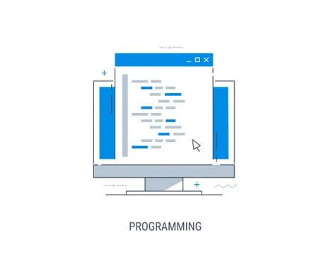 Programming vector illustration Stock Illustration