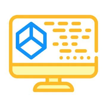 Programming vr color icon vector illustration flat Ilustración de archivo