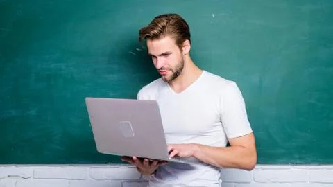 Programming web development. Digital concept. Student learn digital world Stock Photos