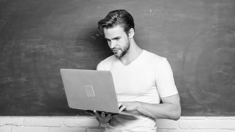 Programming web development. Digital concept. Student learn digital world 스톡 사진