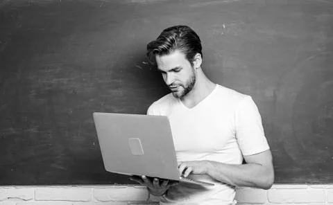 Programming web development. Digital concept. Student learn digital world 库存照片