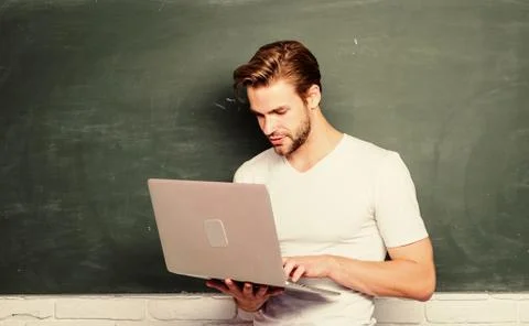 Programming web development. Digital concept. Student learn digital world 库存照片