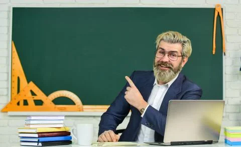 Programming web development. Handsome man use modern technology. Digital 스톡 사진