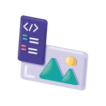 Programming web languages technology process Illustrazione stock