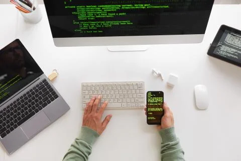 Programming website design Foto stock