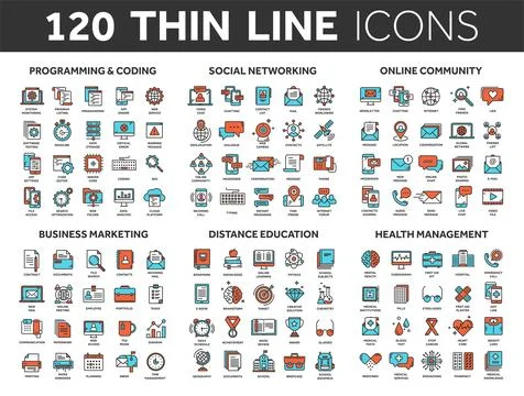 Programming,coding. Data management. Social network, computing. Information Stock Illustration