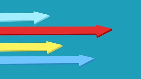 Progress arrow background. Growth concept. Step forward. vector illustration Stock Illustration
