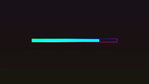 Progress bar and loading bar design for video creators showcasing modern styles Video stock 325318601