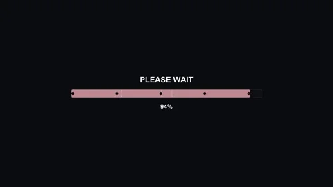 Progress bar animation displayed during video editing process for video edi.. Stock Footage 327744536