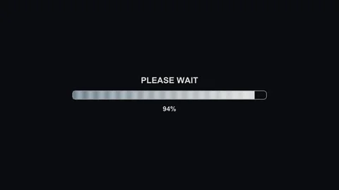 Progress bar animation indicating loading status for a task that is complet.. Stock Footage 325749936