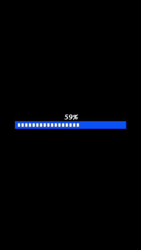 Progress bar animation loading screen technology concept, digital data tran.. Stock Footage 338421645