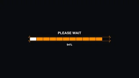 Progress bar animation with science fiction elements showing loading status.. Stock Footage 326691187