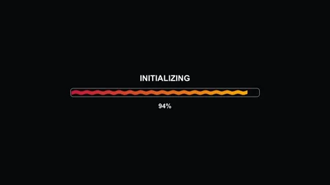 Progress bar animation showing loading status for video cutter software dur.. Stock Footage 325885444
