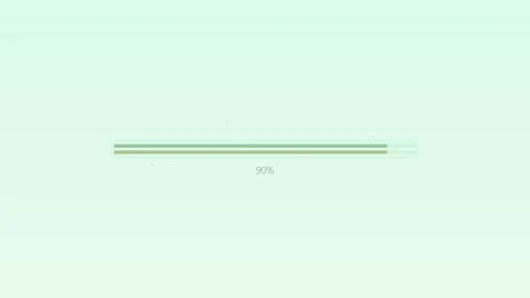 Progress bar animation shows completion status in simple visual format with.. Stock Footage 327983015