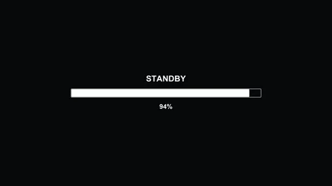 Progress bar animation shows loading status for video cutting tool in simpl.. Stock Footage 325885645