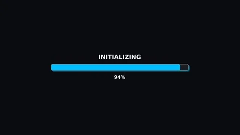 Progress bar animation used in video production cutter for initializing tas.. 動画素材 325335204