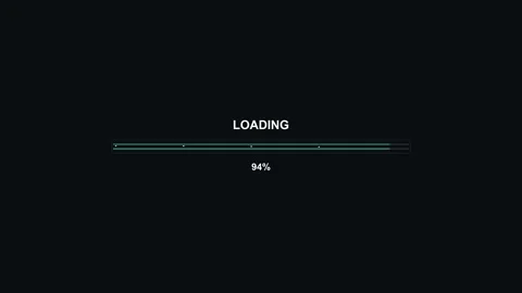 Progress bar animation used in video editing software, web design, or media.. Stock Footage 327744583