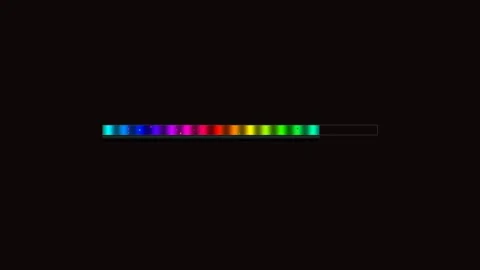 Progress bar animation for video cutter tool loading process during video e.. Stock Footage 324798032