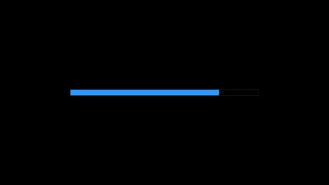 Progress bar animation for video cutter tool showing video editing process .. Stock Footage 324798081