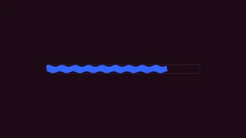 Progress bar animation for video cutter showing video processing status on .. Stock Footage 324798191