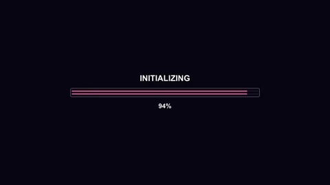 Progress bar animation for video cutter software displaying the status of i.. Stock Footage 325885771
