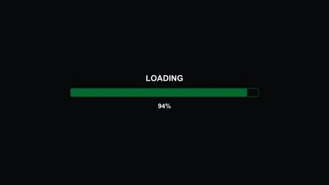 Progress bar animation for video editing or website use showing loading sta.. Stock Footage 327565162