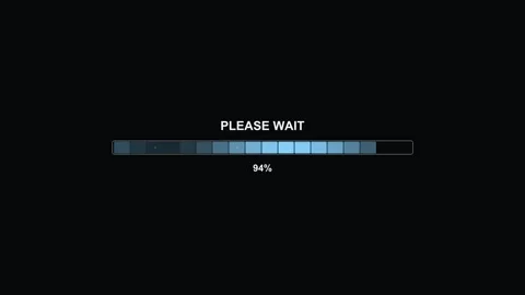 Progress bar animation for video editing software indicating loading state .. Stock Footage 327744500